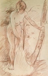 Seisova uimari, 1888 (sanguine paperille)